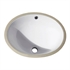 Undermount CUM16WT 16 in. Oval Vitreous China ceramic sink in White