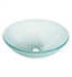Avanity GVE420FR 16 1/2" Single Bowl Round Tempered Glass Bathroom Vessel Sink in Frosted