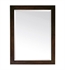 Avanity MADISON-M28-LE Madison 28" Wall Mount Rectangular Framed Beveled Edge Mirror in Light Espresso - DISCONTINUED