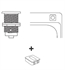 Square Disposer Air Switch + Controller