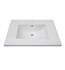 Fairmont Designs TC3-3122W1 31" Single Hole Ceramic Top with Integral Bowl in White