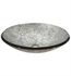 Avanity GVE480MSI 18" Single Bowl Round Tempered Glass Bathroom Vessel Sink in Metallic Silver