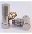 Regular Angle Valve Pair in Polished Nickel
