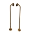 Barclay 5576-PB 24" Double Offset Bath Supplies in Polished Brass