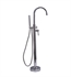 Barclay 7901-CP Belmore 46" One Handle Freestanding Gooseneck Tub Filler with Hand Shower in Polished Chrome