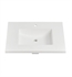 Fairmont Designs TS4-S3122MW1 30 1/2" Single Hole Rectangular Vanity Top with Integrated Sink in Matte White