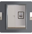 Fairmont Designs 1546-MCP20L Revival 20" Mirrored Medicine Cabinet with Left Side Hinge in Glossy Med Gray