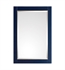Avanity 18123-M24-NBG 24" Wall Mount Rectangular Framed Beveled Edge Mirror in Navy Blue with Gold Trim