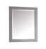 Avanity 14000-M24-CG Modero 24" Wall Mount Rectangular Framed Beveled Edge Mirror in Chilled Gray (Qty.2)