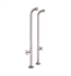 Barclay 4502MC-34-BN 34 1/2" Freestanding Tub Supplies with Stops in Brushed Nickel