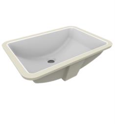 The Bring timeless beauty to your bathroom with the classic appeal of this Ceramic Undermount Bathroom Sink. The curved inner sink keeps water from collecting while an integrated overflow and decorative overflow ring provides both practicality and style. Featuring a Glossy White finish for an elegant touch, this distinctive sink complements classic and contemporary bathroom designs. The sculptural curve of the Inner basin features rounded edges that directs water toward the center drain. <ul> <li>Rectangular shaped ceramic sink</li> <li>Undermount installation format effortlessly complements a variety of vanity countertop styles, including natural stone and wood</li> <li>Integrated overflow</li> <li>White glossy finish inside</li> <li>Standard hole for drain</li> <li>cUPC certified</li> </ul>