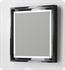 Fresca Platinum Napoli 24" Black Gloss Sandblasting Mirror w/ LED Lighting, Touch Switch and Fog-Free System-[DISCONTINUED]