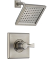 Delta T14251-SP Dryden 14 Series Pressure Balanced Shower Trim with Single Function Showerhead - DISCONTINUED