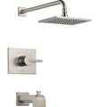 Delta T14453-SS-WE Vero Monitor 14 Series Pressure Balanced Tub and Shower Faucet Trim with Single Function Showerhead - DISCONTINUED