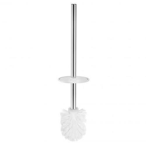 Keuco Collection Moll Toilet Brush with Handle In Chrome-Plated/White, 12764014000