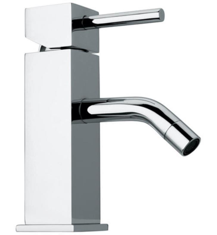 LaToscana Axia 6 5/8" Single Handle Deck Mounted Bathroom Sink Faucet with Pop-Up Drain in Chrome, 57CR211
