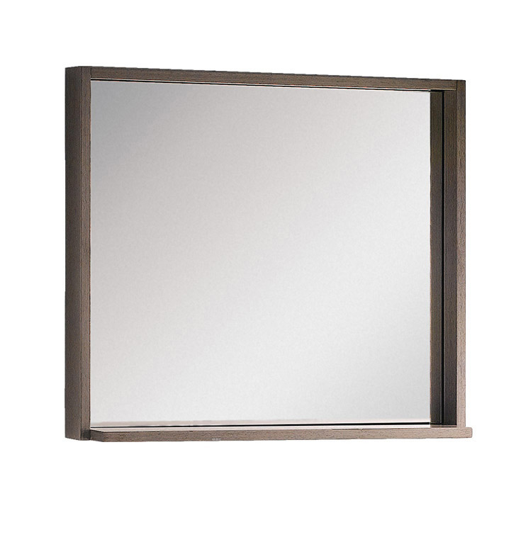Fresca Allier 30" Gray Oak Mirror with Shelf, FMR8130GO