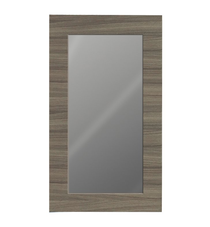 Catalano 23" x 36" New Light Framed Wall Mirror In Gloss White, WM062-02