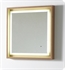 Fresca Platinum Napoli 24" Bathroom Mirror with LED Lighting and Fog Free System in Cappuccino Gloss