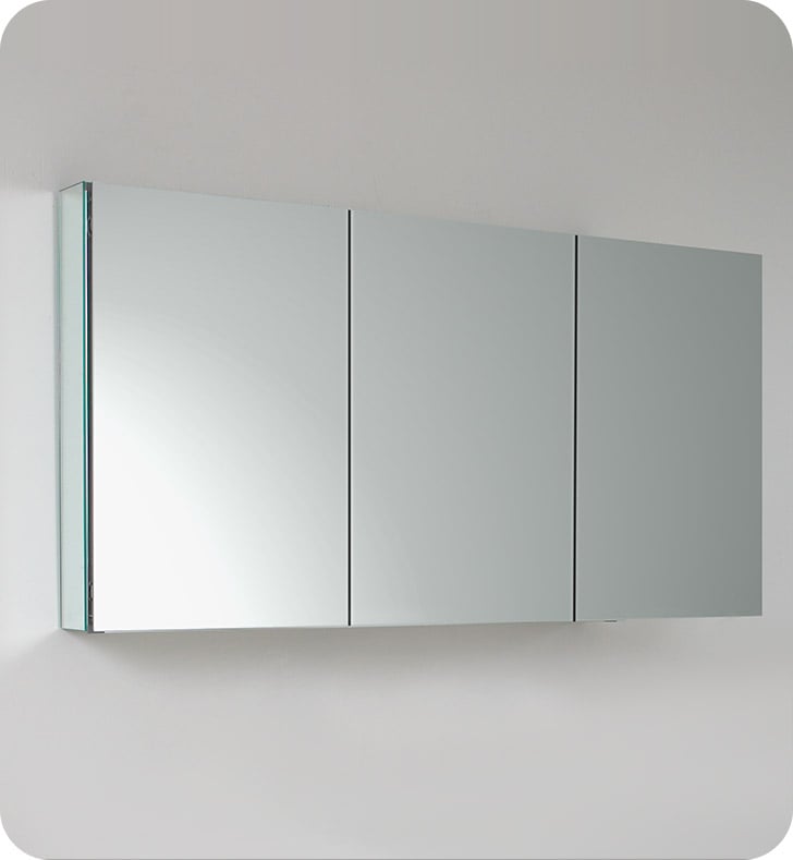 Fresca 59" Wide x 26" Tall Bathroom Medicine Cabinet with Mirrors, FMC8019
