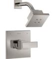 Delta T14267-SSH2O Ara Monitor 14 Series Pressure Balanced Shower Trim with Single Function Showerhead - DISCONTINUED