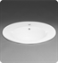 Ronbow 218023-1-WH Leonie Oval 24" Ceramic Drop-in Bathroom Sink in White-[DISCONTINUED]