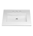 Ronbow 215524-8-WH Larisa™ 24" Ceramic Sinktop with 8" Widespread Faucet Hole in White 