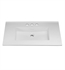 Ronbow 215532-8-WH Larisa™ 32" Ceramic Sinktop with 8" Widespread Faucet Hole in White 