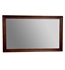 Ronbow 606160-F11 Transitional 60" x 39" Solid Wood Framed Bathroom Mirror in Colonial Cherry