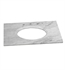 Ronbow 301131-8-CW 31"x22" Marble Vanity Top with 8" Widespread Faucet Hole in Carrera White