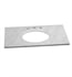Ronbow 301143-8-CW 43"x22" Marble Vanity Top with 8" Widespread Faucet Hole in Carrera White
