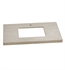 Ronbow 303343-1-MY WideAppeal™ 43" x 22" Marble Vanity Top in Cream Beige - 2" Thick