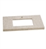 Ronbow 306624-1-MY WideAppeal™ 24" x 19" Marble Vanity Top in Cream Beige - 2" Thick