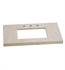 Ronbow 306624-8-MY WideAppeal™ 24" x 19" Marble Vanity Top in Cream Beige - 2" Thick