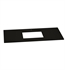 Ronbow 362243-1-Q02 TechStone™ 43" x 22" Vanity Top in Broad Black - 3/4" Thick
