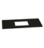 Ronbow 362243-8-Q02 TechStone™ 43" x 22" Vanity Top in Broad Black - 3/4" Thick