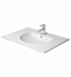 Duravit 0499830000 Furniture Bathroom Sink with Overflow & Tap Platform  - Single Hole