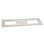 Ronbow 362261-1D-Q28 TechStone™ 61" x 22" Vanity Top in Wide White - 3/4" Thick