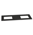 Ronbow 362261-8D-Q02 TechStone™ 61" x 22" Vanity Top in Broad Black - 3/4" Thick