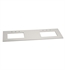 Ronbow 362261-8D-Q28 TechStone™ 61" x 22" Vanity Top in Wide White - 3/4" Thick