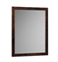 Ronbow 600124-F07 24" Contemporary Solid Wood Framed Bathroom Mirror in Vintage Walnut - DISCONTINUED