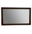 Ronbow 606160-B01 Transitional 60" x 39" Solid Wood Framed Bathroom Mirror in Antique Black