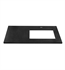 Ronbow 362237-1R-Q02 TechStone™ 37" x 22" Vanity Top in Broad Black - 3/4" Thick