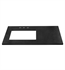 Ronbow 362237-8L-Q02 TechStone™ 37" x 22" Vanity Top in Broad Black - 3/4" Thick