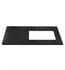 Ronbow 362237-8R-Q02 TechStone™ 37" x 22" Vanity Top in Broad Black - 3/4" Thick