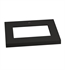 Ronbow 363325-1-Q02 TechStone™ WideAppeal™ 25" x 22" Vanity Top in Broad Black  - 2" Thick