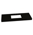 Ronbow 363349-8-Q02 TechStone™ WideAppeal™ 49" x 22" Vanity Top in Broad Black  - 2 3/4" Thick