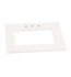 Ronbow 365524-8-Q01 TechStone™ 24" x 19" Vanity Top in Solid White - 3/4" Thick