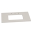 Ronbow 365532-8-Q28 TechStone™ 32" x 19" Vanity Top in Wide White - 3/4" Thick