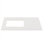 Ronbow 365535-8L-Q01 TechStone™ 35" x 19" Vanity Top in Solid White - 3/4" Thick